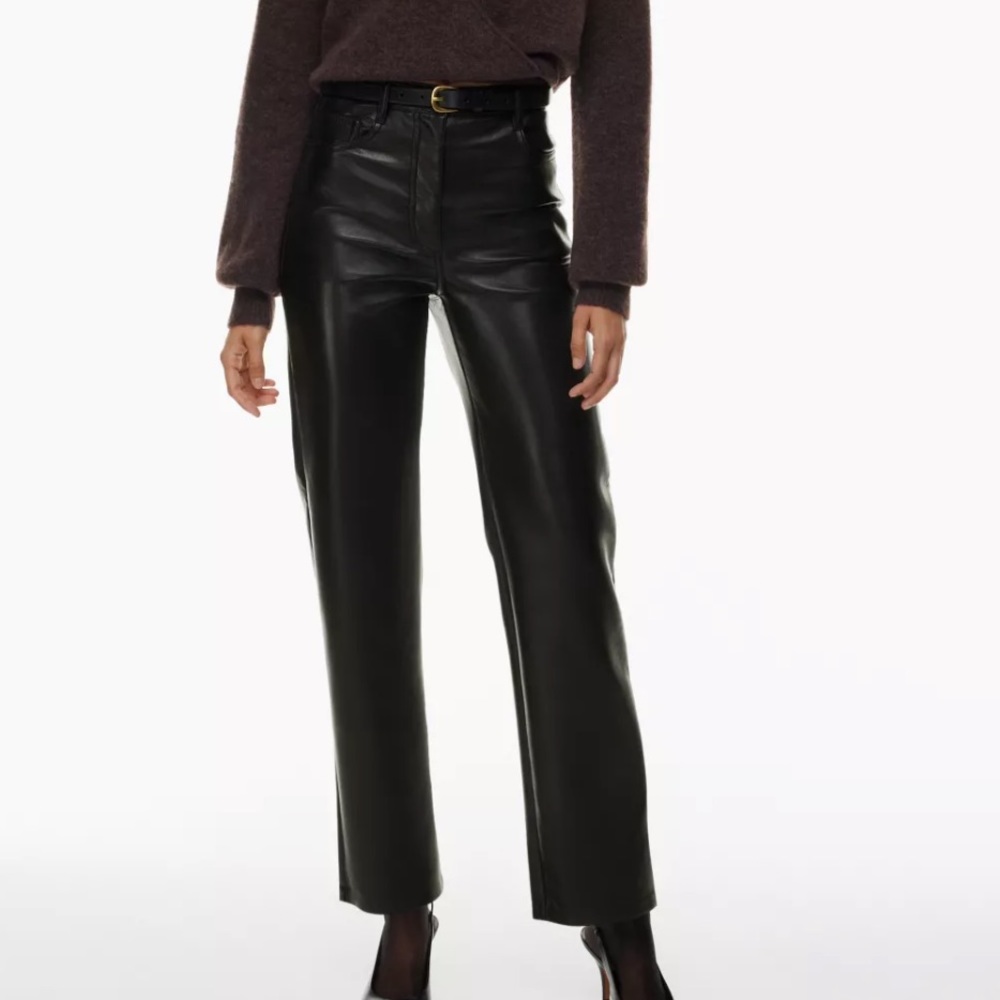 Aritizia Melina Leather Pants.